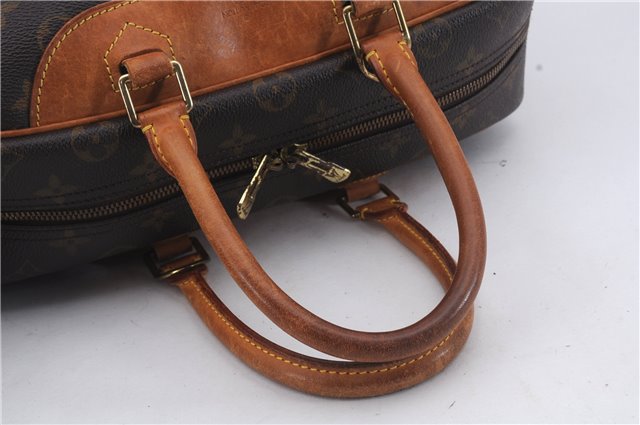 Authentic Louis Vuitton Monogram Deauville Hand Bag M47270 LV 6349D