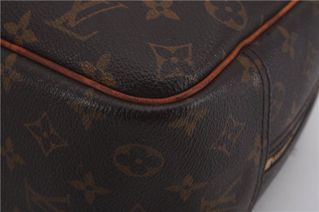 Authentic Louis Vuitton Monogram Deauville Hand Bag M47270 LV 6349D