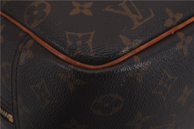 Authentic Louis Vuitton Monogram Deauville Hand Bag M47270 LV 6349D