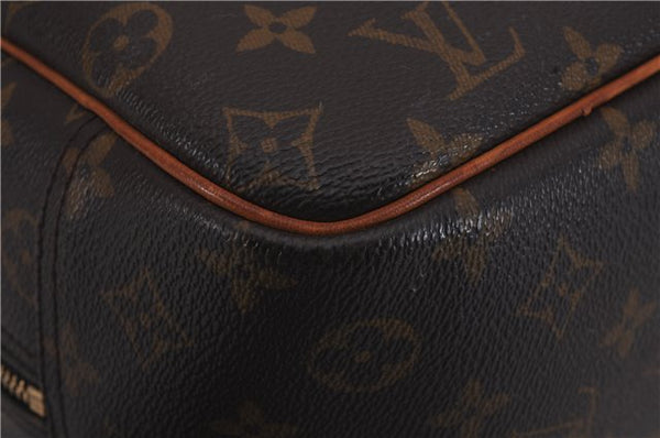 Authentic Louis Vuitton Monogram Deauville Hand Bag M47270 LV 6349D