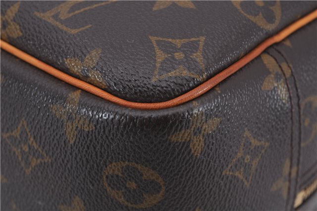 Authentic Louis Vuitton Monogram Deauville Hand Bag M47270 LV 6349D