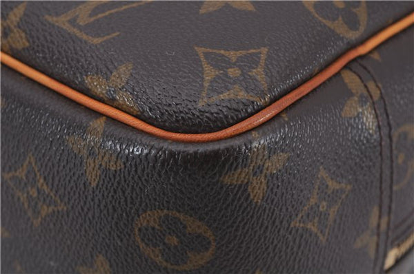 Authentic Louis Vuitton Monogram Deauville Hand Bag M47270 LV 6349D