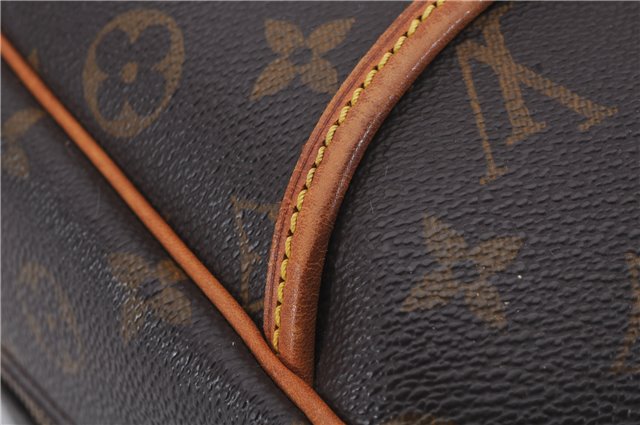 Authentic Louis Vuitton Monogram Deauville Hand Bag M47270 LV 6349D