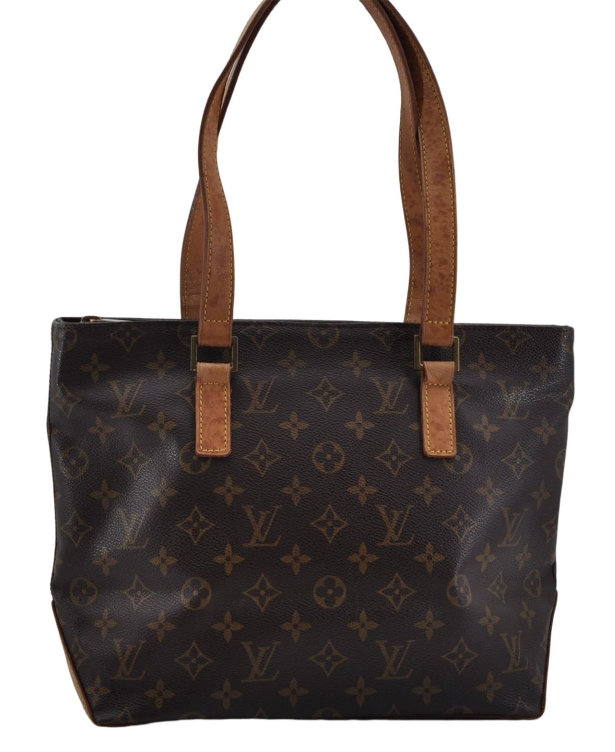 Authentic Louis Vuitton Monogram Cabas Piano Shoulder Tote Bag M51148 LV 6349E
