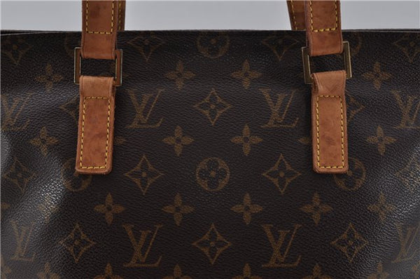 Authentic Louis Vuitton Monogram Cabas Piano Shoulder Tote Bag M51148 LV 6349E