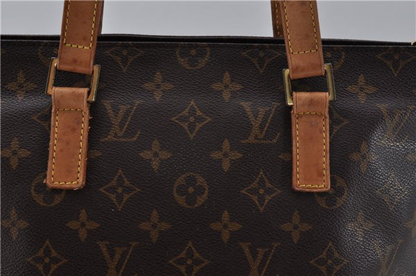 Authentic Louis Vuitton Monogram Cabas Piano Shoulder Tote Bag M51148 LV 6349E