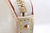 Authentic Louis Vuitton Suhali Lockit MM Hand Bag White M91874 LV 6349I