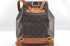 Authentic Louis Vuitton Monogram Montsouris MM Backpack M51136 LV 6350I