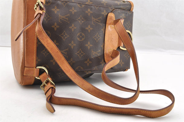 Authentic Louis Vuitton Monogram Montsouris MM Backpack M51136 LV 6350I