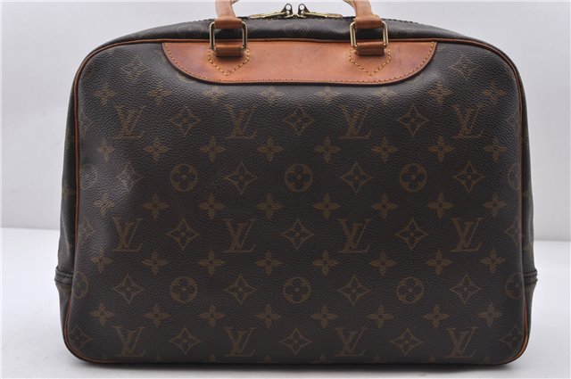 Authentic LOUIS VUITTON Monogram Deauville Hand Bag Purse M47270 LV 6351C