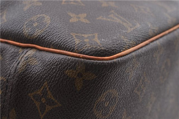Authentic LOUIS VUITTON Monogram Deauville Hand Bag Purse M47270 LV 6351C