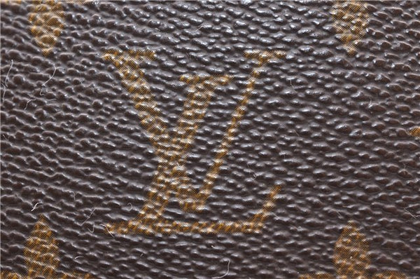 Authentic LOUIS VUITTON Monogram Deauville Hand Bag Purse M47270 LV 6351C