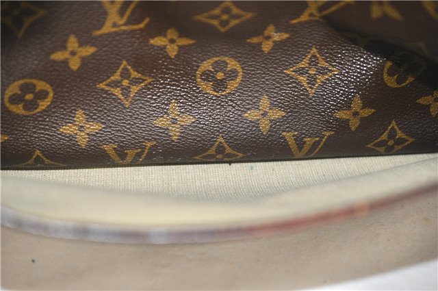 Authentic LOUIS VUITTON Monogram Deauville Hand Bag Purse M47270 LV 6351C