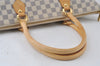 Authentic Louis Vuitton Damier Azur Saleya GM Shoulder Tote Bag N51184 LV 6351I