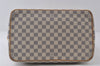 Authentic Louis Vuitton Damier Azur Saleya GM Shoulder Tote Bag N51184 LV 6351I