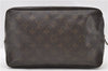 Auth LOUIS VUITTON Monogram Trousse Toilette 28 Clutch Hand Bag M47522 LV 6352C