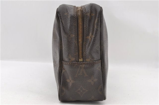 Auth LOUIS VUITTON Monogram Trousse Toilette 28 Clutch Hand Bag M47522 LV 6352C