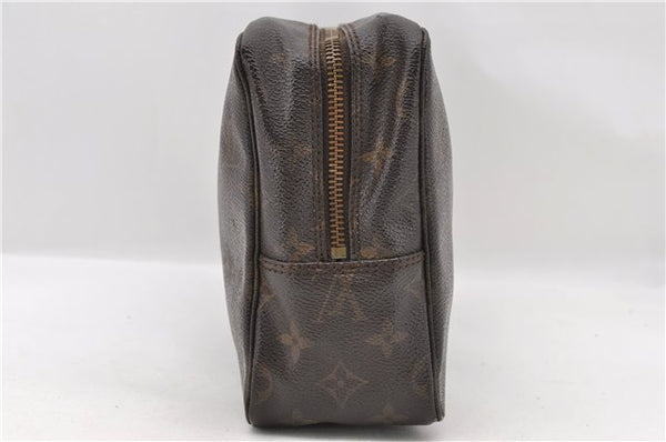 Auth LOUIS VUITTON Monogram Trousse Toilette 28 Clutch Hand Bag M47522 LV 6352C