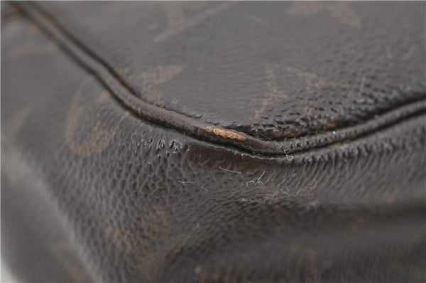 Auth LOUIS VUITTON Monogram Trousse Toilette 28 Clutch Hand Bag M47522 LV 6352C