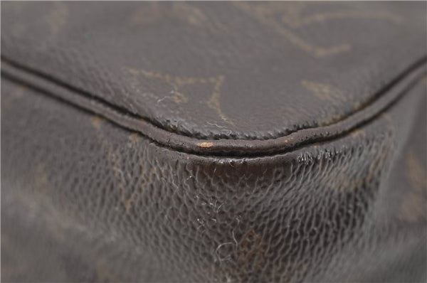 Auth LOUIS VUITTON Monogram Trousse Toilette 28 Clutch Hand Bag M47522 LV 6352C