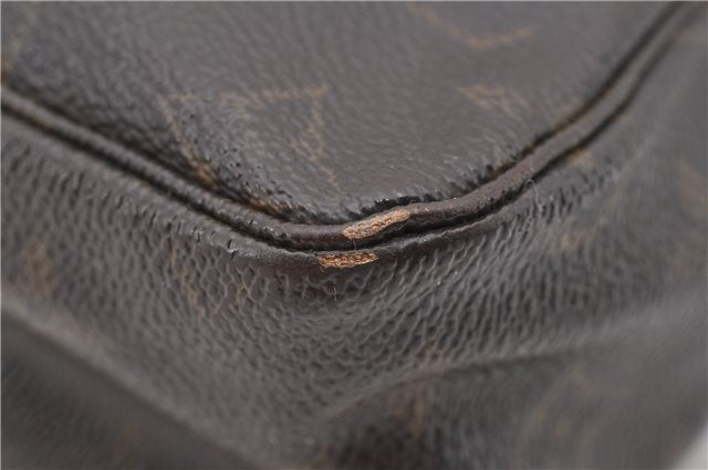 Auth LOUIS VUITTON Monogram Trousse Toilette 28 Clutch Hand Bag M47522 LV 6352C