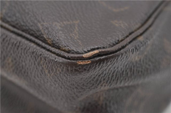 Auth LOUIS VUITTON Monogram Trousse Toilette 28 Clutch Hand Bag M47522 LV 6352C