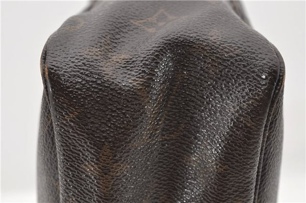 Auth LOUIS VUITTON Monogram Trousse Toilette 28 Clutch Hand Bag M47522 LV 6352C