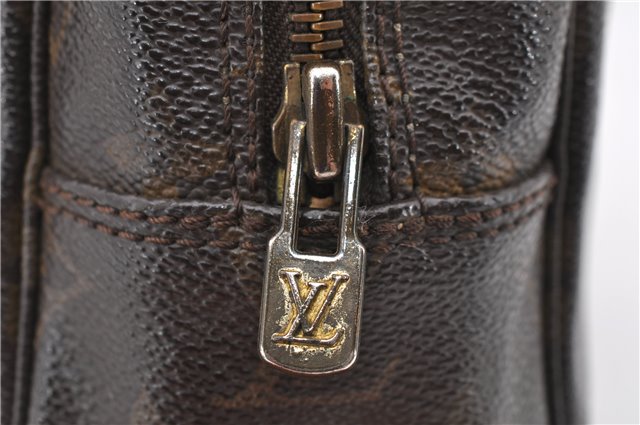 Auth LOUIS VUITTON Monogram Trousse Toilette 28 Clutch Hand Bag M47522 LV 6352C