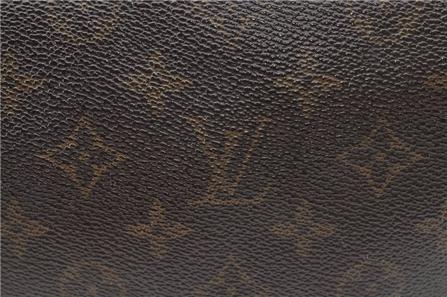 Auth LOUIS VUITTON Monogram Trousse Toilette 28 Clutch Hand Bag M47522 LV 6352C