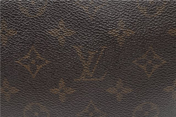 Auth LOUIS VUITTON Monogram Trousse Toilette 28 Clutch Hand Bag M47522 LV 6352C
