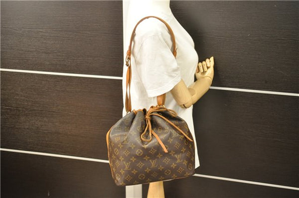 Authentic Louis Vuitton Monogram Petit Noe Shoulder Bag M42226 LV 6352D