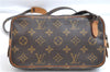 Authentic Louis Vuitton Monogram Marly Bandouliere Shoulder Cross Bag LV 6352E