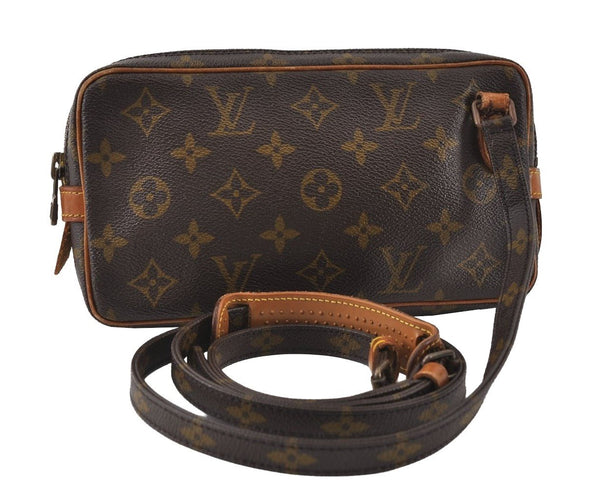 Auth Louis Vuitton Monogram Marly Bandouliere Shoulder Bag M51828 Junk 6353I