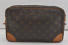 Authentic Louis Vuitton Monogram Compiegne 28 Clutch Hand Bag M51845 LV 6354I