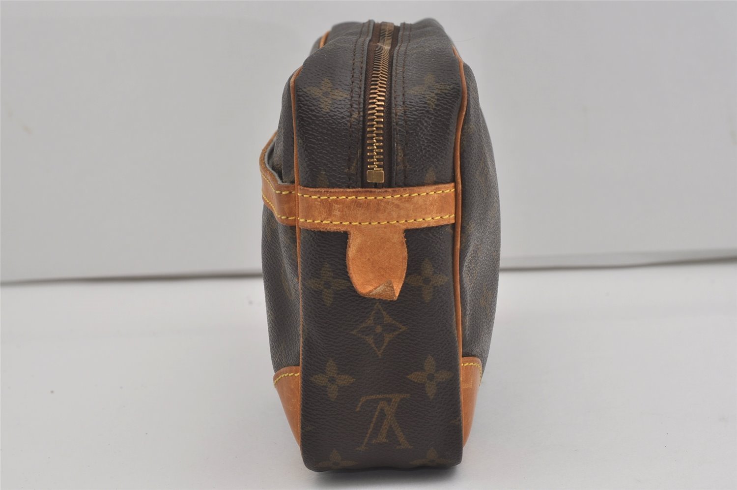 Authentic Louis Vuitton Monogram Compiegne 28 Clutch Hand Bag M51845 LV 6354I