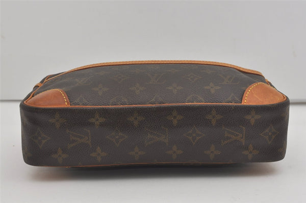 Authentic Louis Vuitton Monogram Compiegne 28 Clutch Hand Bag M51845 LV 6354I
