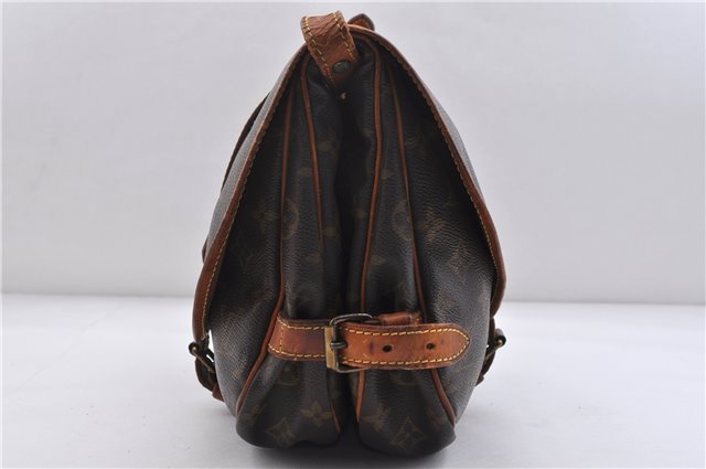 Auth LOUIS VUITTON Monogram Saumur 30 Shoulder Cross Bag M42256 LV Junk 6355C