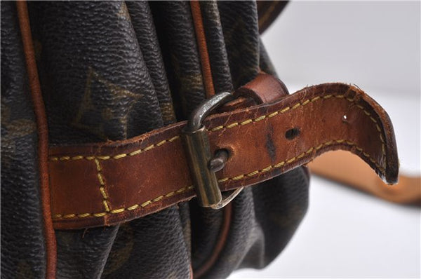 Auth LOUIS VUITTON Monogram Saumur 30 Shoulder Cross Bag M42256 LV Junk 6355C