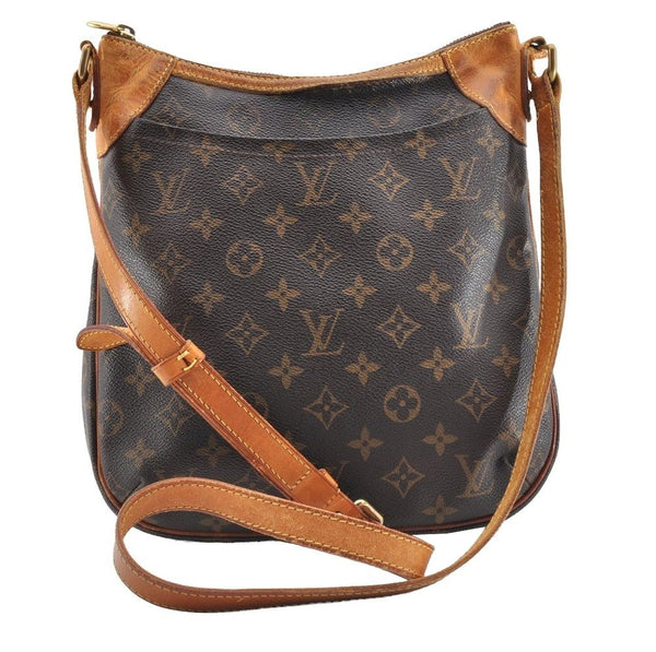 Authentic Louis Vuitton Monogram Odeon PM Shoulder Cross Bag M56390 LV 6356I