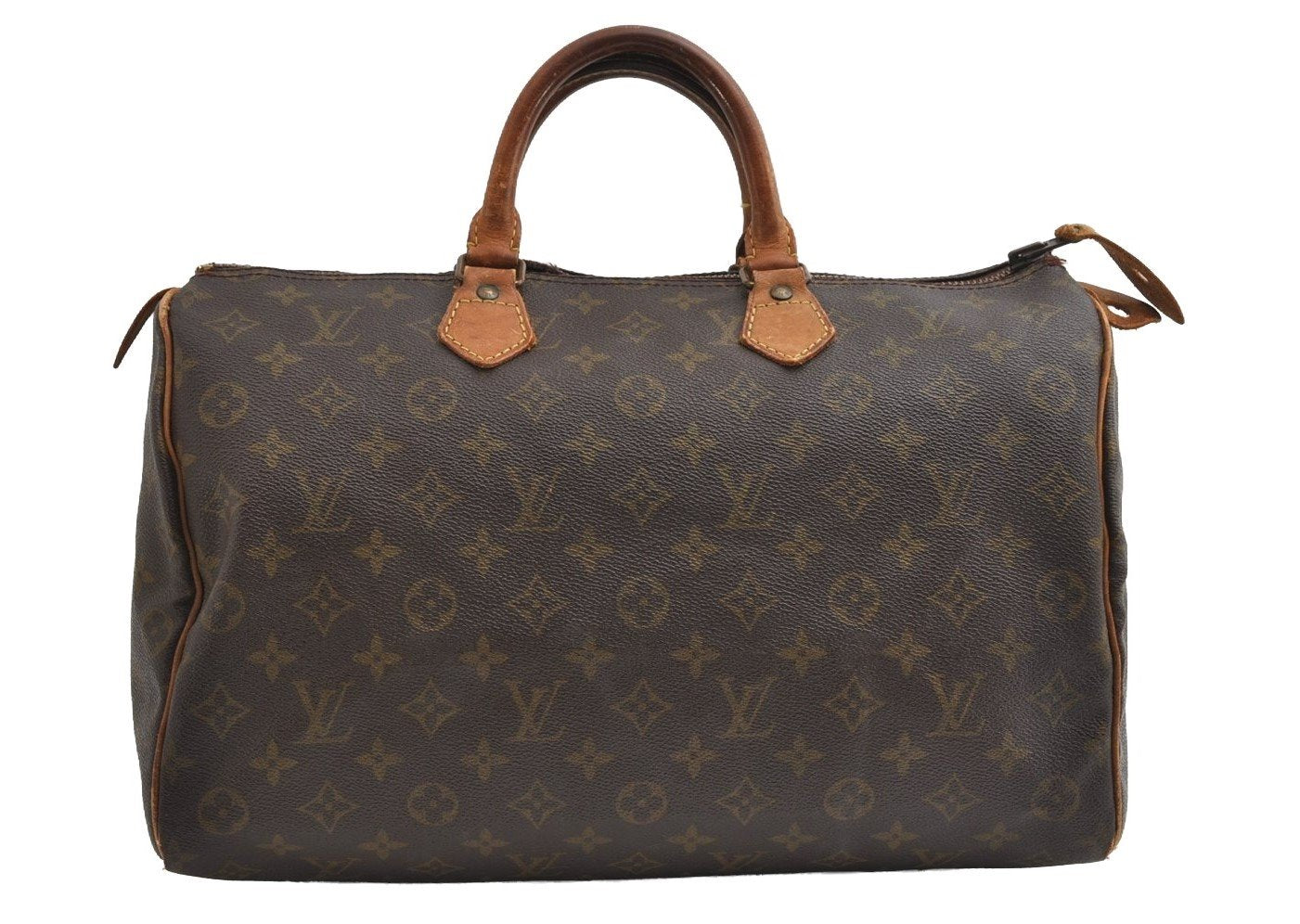 Authentic Louis Vuitton Monogram Speedy 35 Hand Boston Bag Old Model LV 6357I