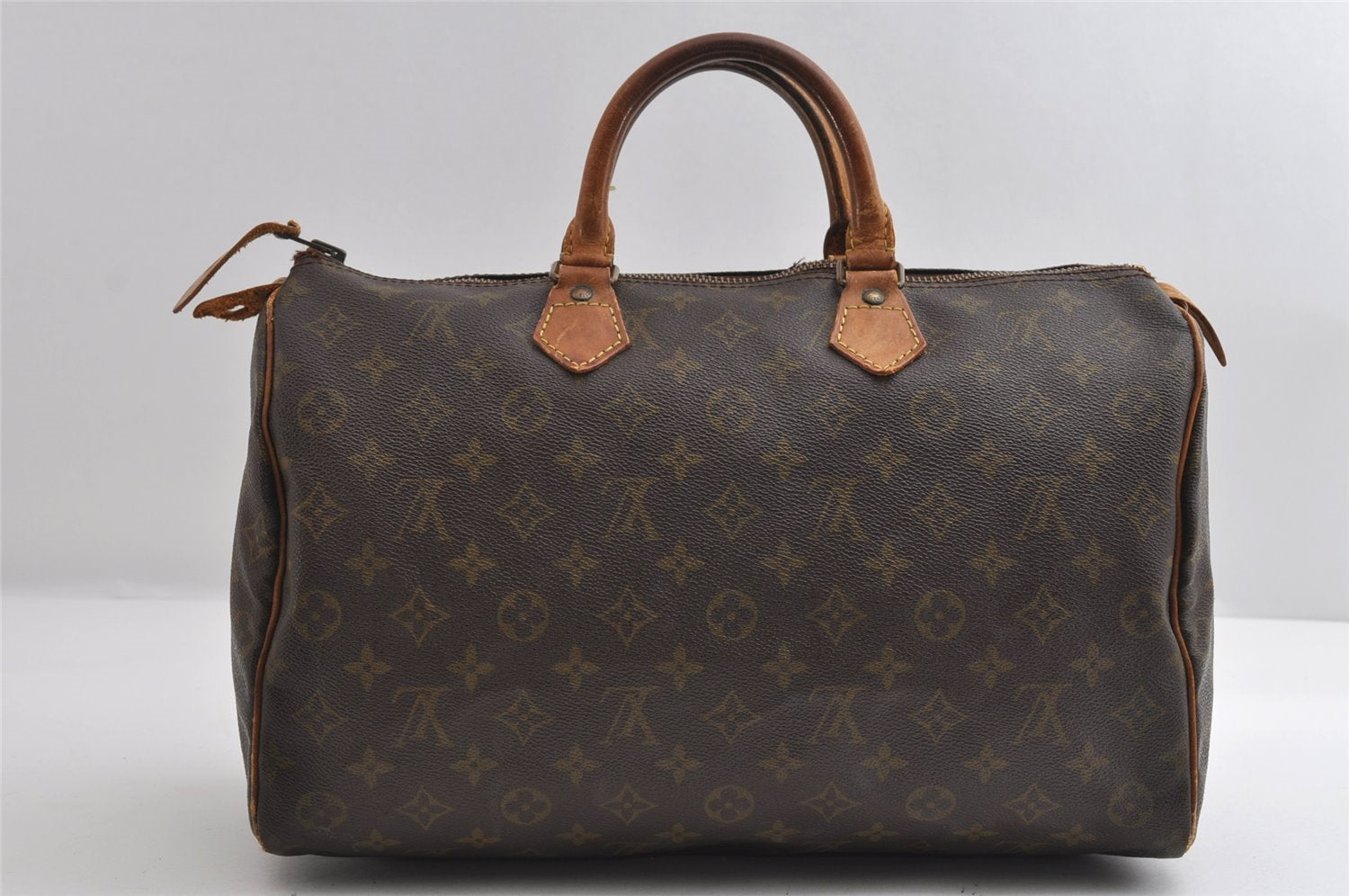 Authentic Louis Vuitton Monogram Speedy 35 Hand Boston Bag Old Model LV 6357I