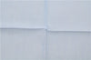 Authentic HERMES Carre 45 Scarf H Logos Pattern Cotton Light Blue Box 6358E