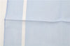 Authentic HERMES Carre 45 Scarf H Logos Pattern Cotton Light Blue Box 6358E