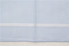 Authentic HERMES Carre 45 Scarf H Logos Pattern Cotton Light Blue Box 6358E