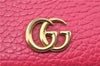Authentic GUCCI Petite Mormont Compact Wallet Leather 474746 Pink Box 6359F
