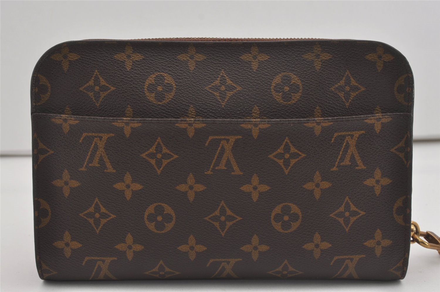 Authentic Louis Vuitton Monogram Orsay Clutch Hand Bag Purse M51790 LV 6359I