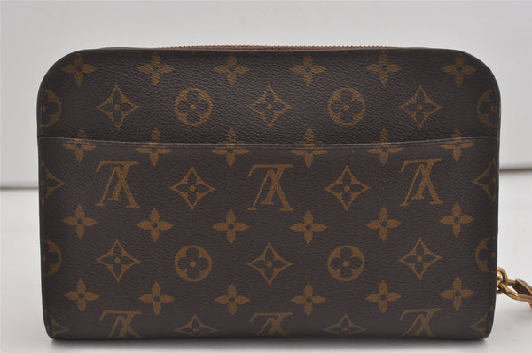 Authentic Louis Vuitton Monogram Orsay Clutch Hand Bag Purse M51790 LV 6359I