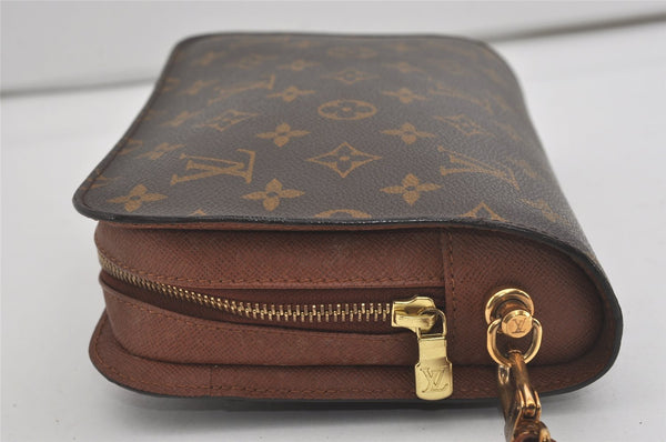Authentic Louis Vuitton Monogram Orsay Clutch Hand Bag Purse M51790 LV 6359I