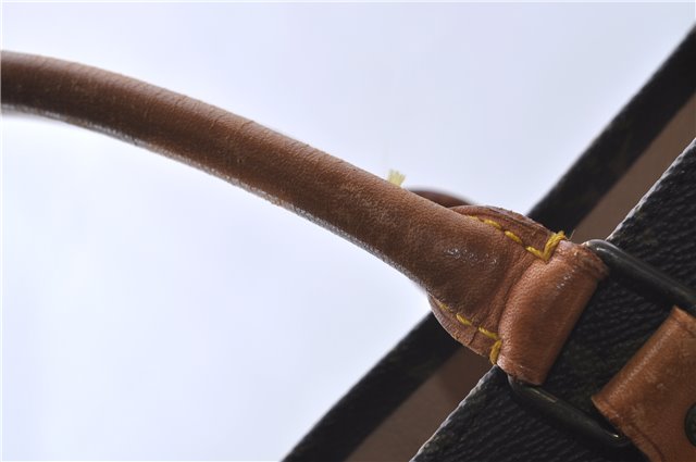 Authentic Louis Vuitton Monogram Sac Plat Hand Bag M51140 LV 6363D