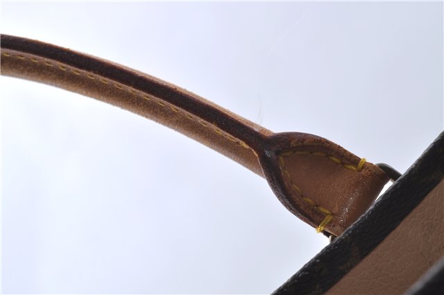 Authentic Louis Vuitton Monogram Sac Plat Hand Bag M51140 LV 6363D